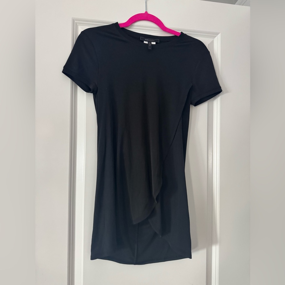 NWT BCBG MaxAzria “Meranda” Top in Vintage Black Size XS